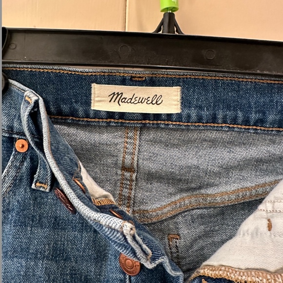 Madewell High-Rise Button-Front Edition Burke Wash Short - 28 - Picture 3 of 7